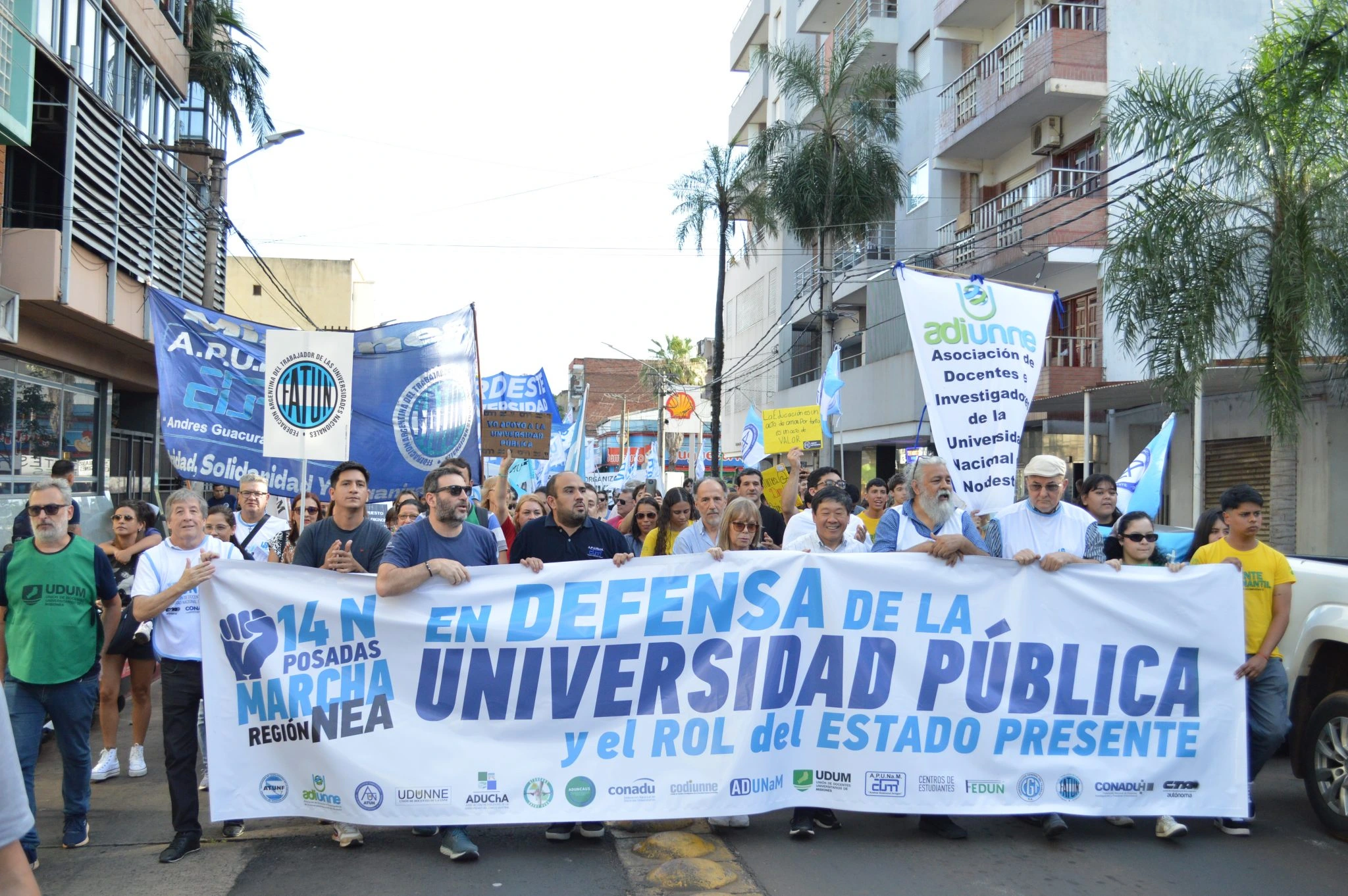 Universidades del NEA en paro por el ajuste y el incumplimiento de la ley de financiamiento