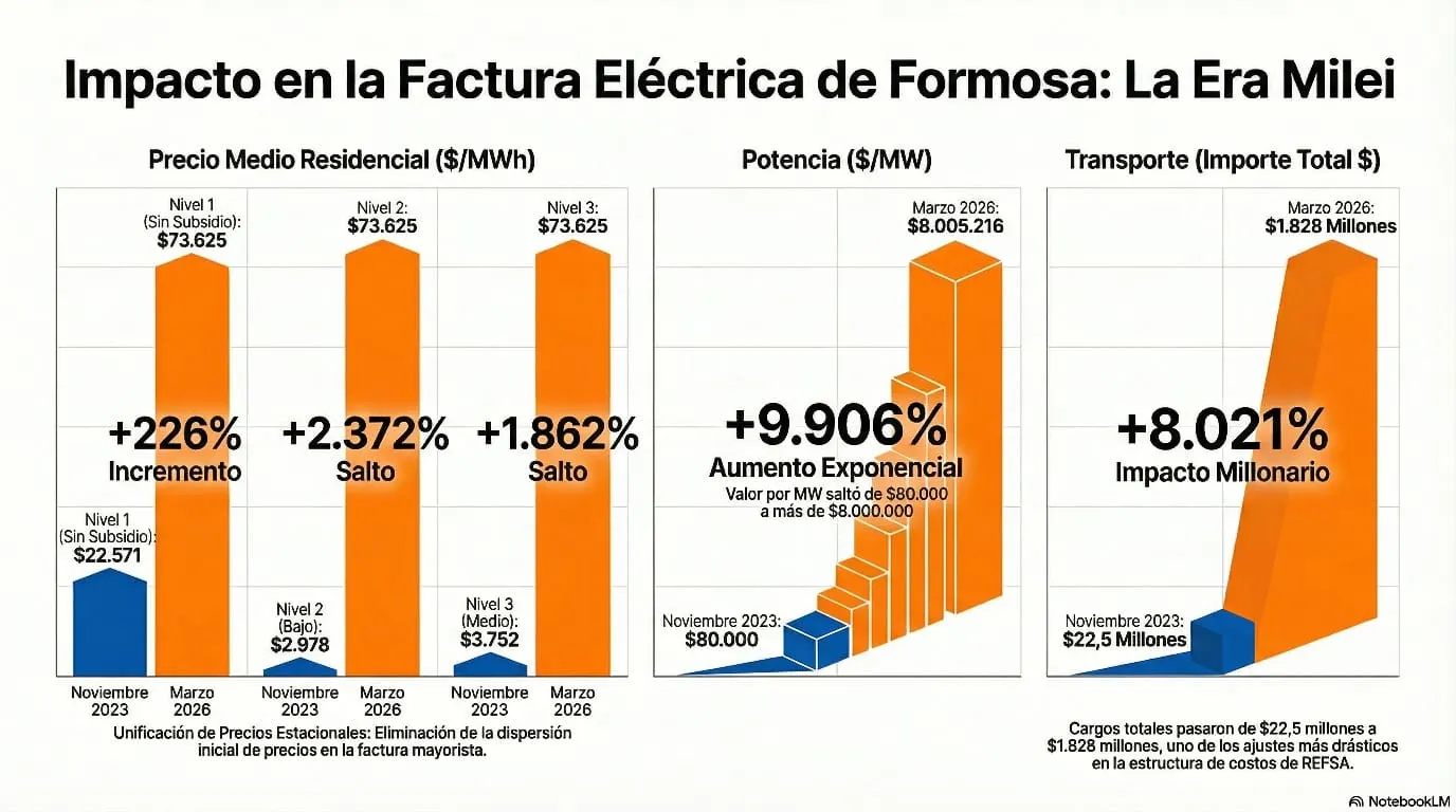 infografía sobre el impacto en la factura