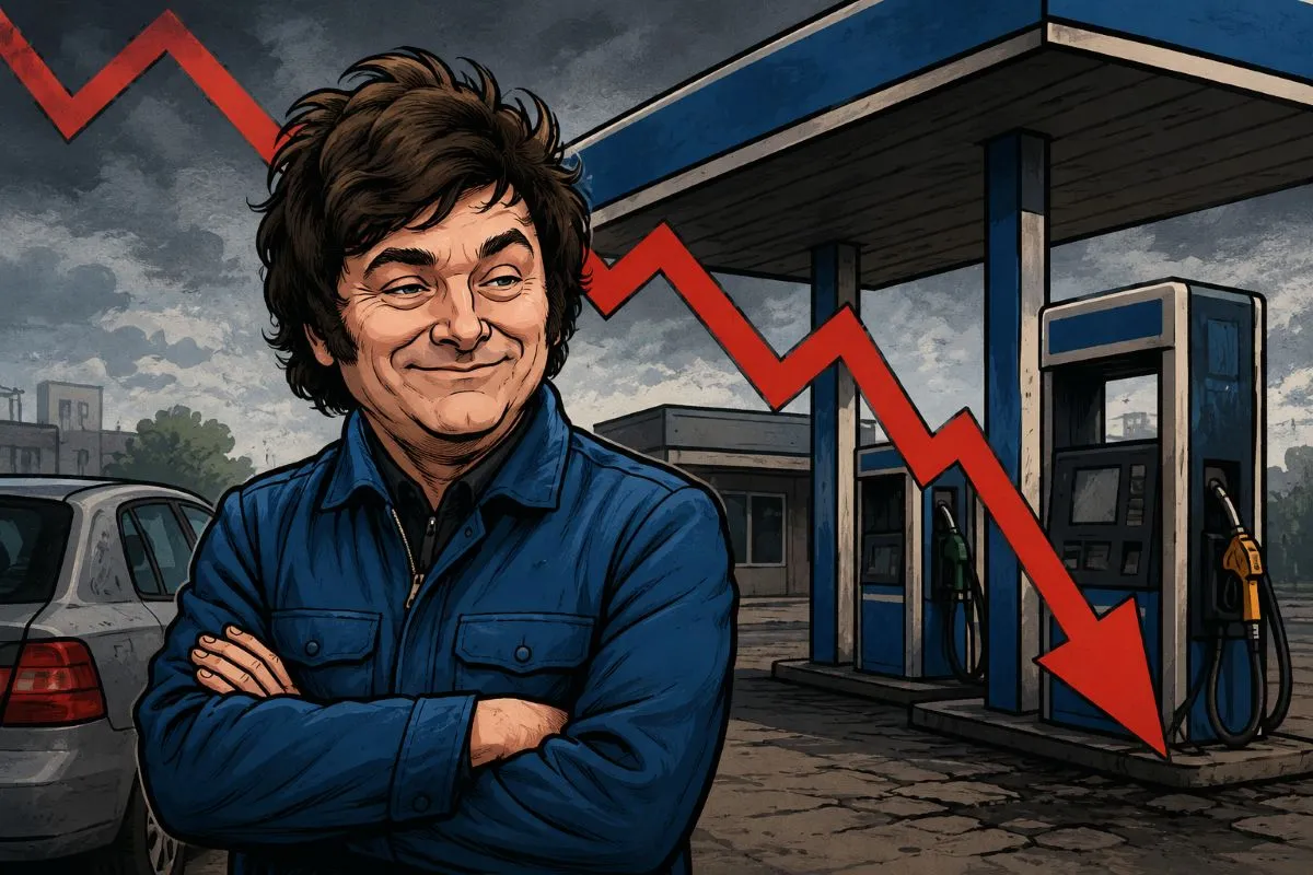 Caída-de-la-venta-de-combustibles-argentina-modelo-económico
