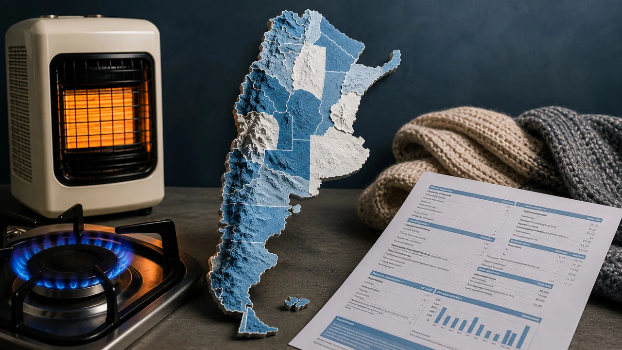 Ley de Zonas Frías: las 15 provincias argentinas que perderían el subsidio al gas