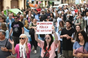 Mañana habrá distintas marchas universitarias para exigir el cumplimiento de la Ley de Financiamiento. Foto: La Nación