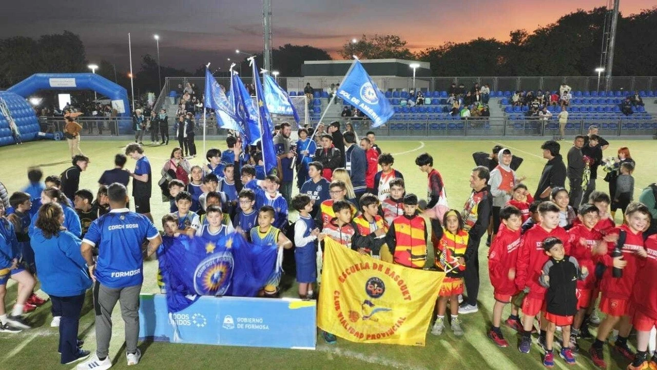 El acto tuvo lugar en el Microestadio de Hockey de la ciudad de Formosa