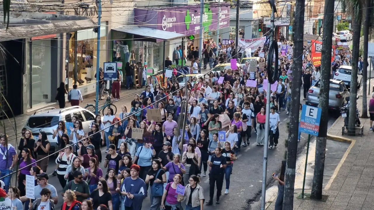 Marcha del 3J en Posadas. 