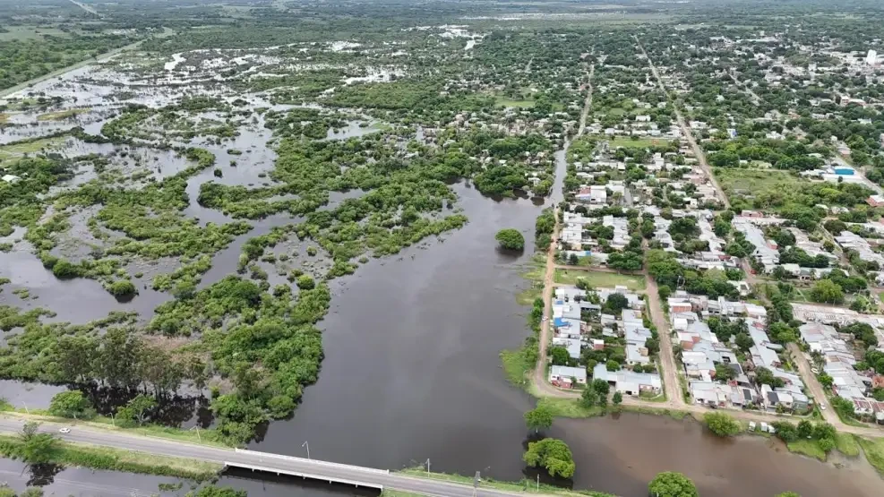 Las zonas del Iberá, Santa Lucía y el noroeste correntino figuran entre las de mayor riesgo de inundaciones.