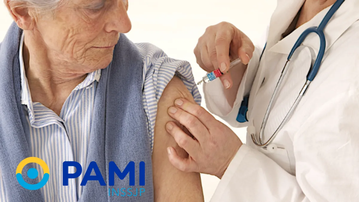 PAMI lanzó la campaña de vacunación antigripal gratis y sin turno