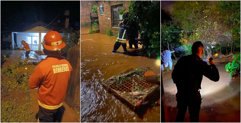Un temporal golpeó a Misiones con inundaciones, rescates y cortes de energía en varias localidades