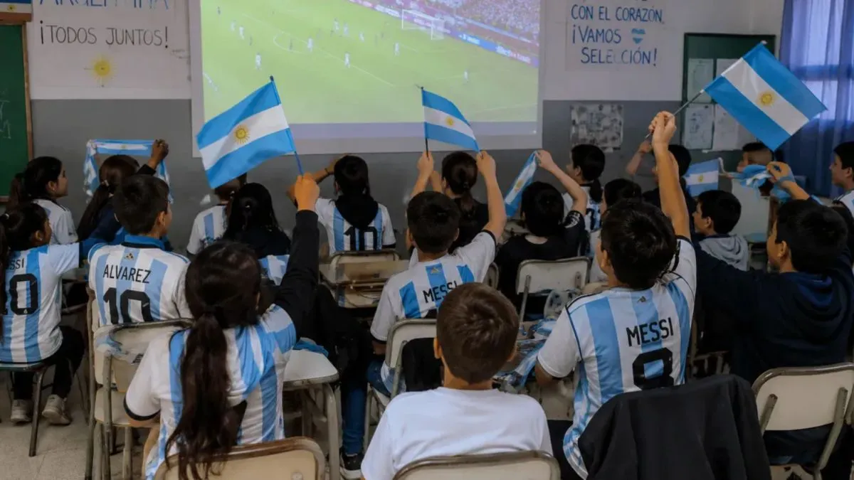 Argentina vs. Egipto: cómo cambian escuelas y oficinas públicas en Chaco y Corrientes