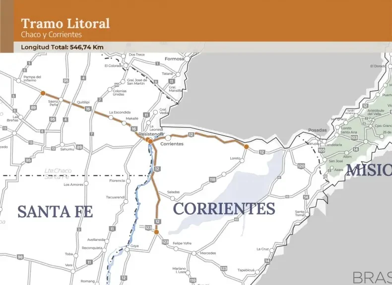 Licitación de rutas nacionales: estas fueron las ofertas para los corredores que atraviesan Misiones, Corrientes y Chaco