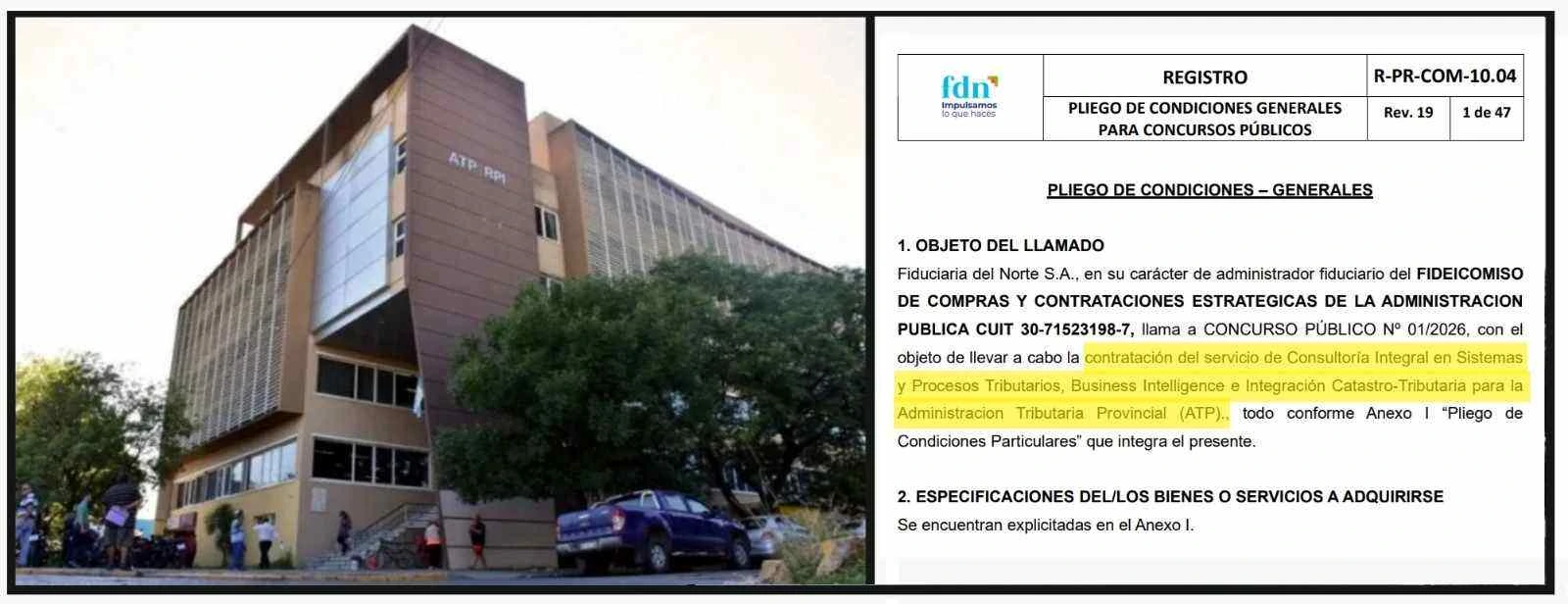 Denuncian una “privatización encubierta” de la Administración Tributaria de Chaco