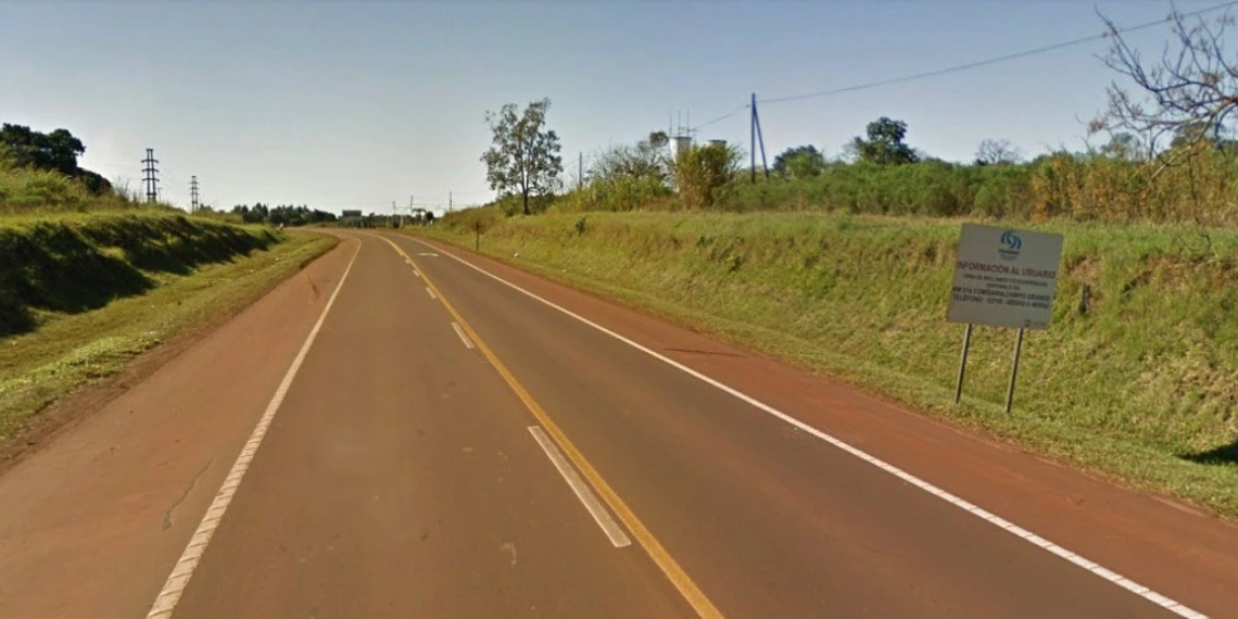 Ruta Nacional 14: comenzó un corte total cerca del límite entre Misiones y Corrientes